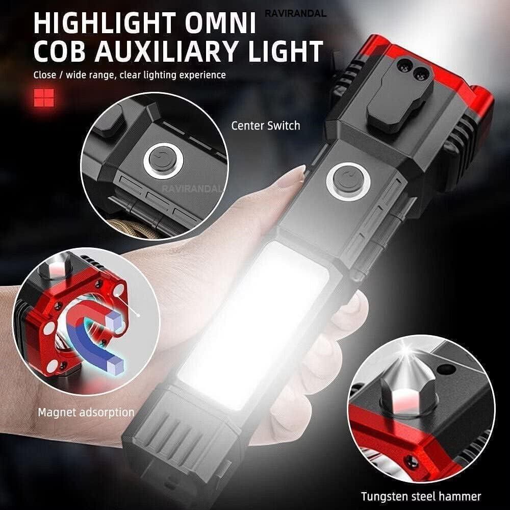 Portable Rechargeable Torch LED Flashlight